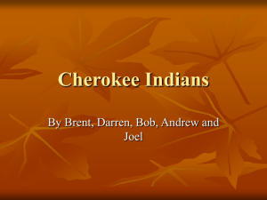 Cherokee Indians