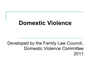 Domestic Violence - Amazon Web Services