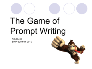 Prompt Writing Presentation