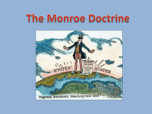 Monroe Doctrine PowerPoint