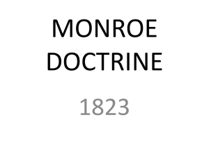 monroe doctrine