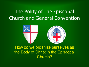 75th General Convention - Episcopal Diocese of Ohio