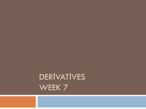 Derivatives