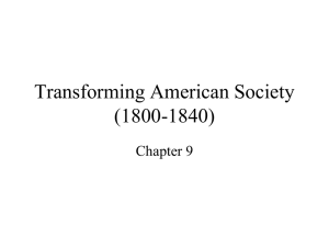 Transforming American Society
