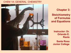 chem1a_ch03_lect - Santa Rosa Junior College