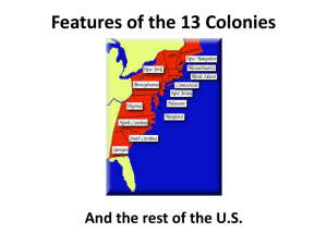 Colonial Regions 2015