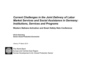Current Challenges in the Joint Delivery of Labor Market Services