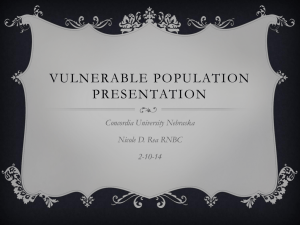 Vulnerable Population Presentation