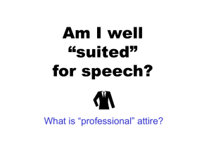 Am I well “suited” for speech?