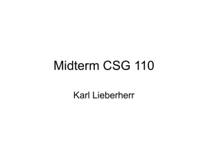 Midterm CSG 110