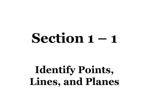 Section 1 – 1