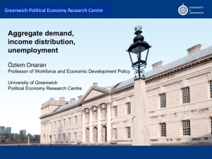 Aggregate Demand, Income Distribution and Unemployment