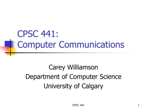 PowerPoint  - University of Calgary
