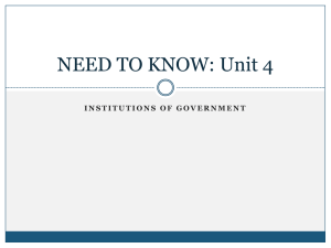 NEED TO KNOW: Unit 2
