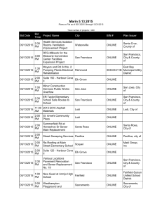 Marin 5.13.2015 Plans on File as of 05/13/2015 through 12/31/2015