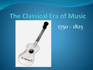 The Baroque Era of Music