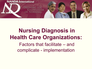NANDA International: The development and refinement of nursing