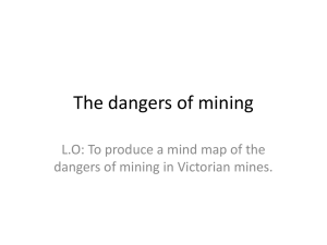 the dangers of mining Year 8