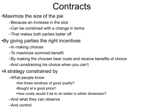 Contracts - David Friedman