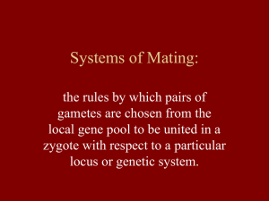 Systems of mating