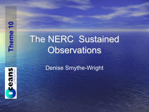 The NERC Sustained Observations