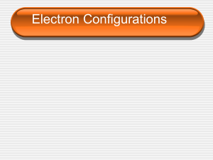 Electron Conifg.