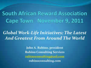 Global Work Life Initiatives