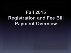 Registration and Fee Bill PowerPoint Presentation