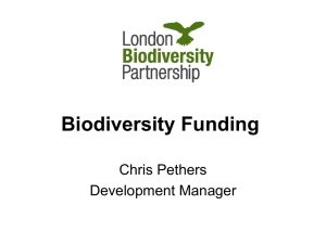 Biodiversity Funding