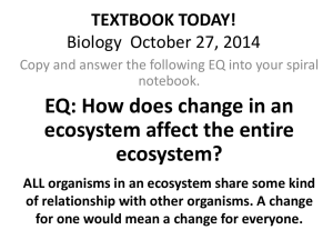 Biology October 27, 2014
