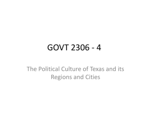 GOVT 2306 - 4 – Political Culture