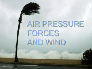 Air Pressure Forces and Wind