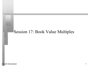 Session 17 - PBV ratios