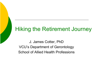 Hiking the Retirement Journey