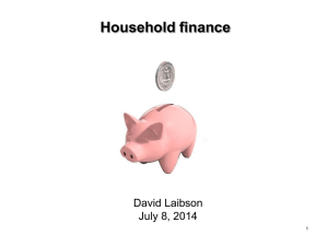 Household finance