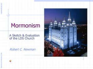Mormonism - newmanlib.ibri.org