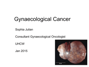 Gynaecological Cancer - UHCW Medical Education