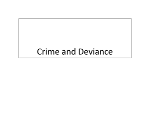 Crime and Deviance - criticalsociology