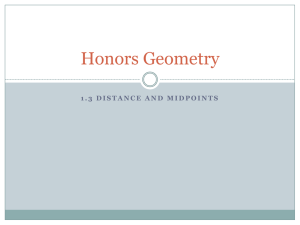 Honors Geometry