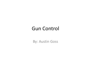 Gun Control - Monroe County Schools