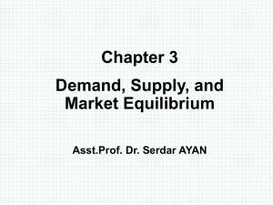 (shift of the demand curve).