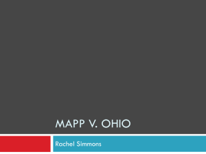 Mapp v. Ohio - matheusapgov