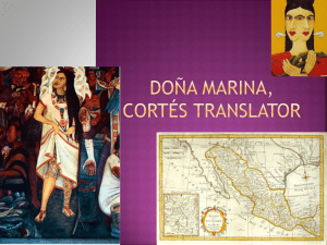Doña Marina Cortés' Translator