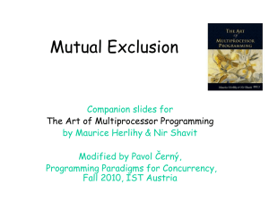 Art of Multiprocessor Programming