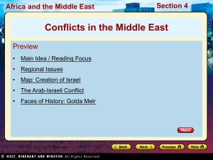 31.4 Conflicts in the Middle East