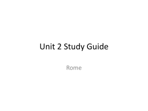 Unit 2 Study Guide