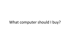 What computer should I buy?