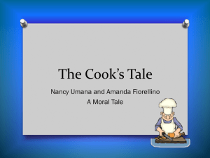 The Cooks Tale