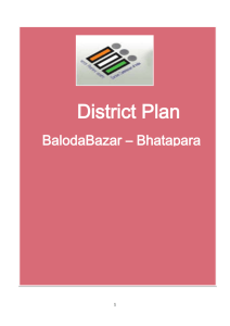 District Plan BalodaBazar – Bhatapara Distr AC Map with