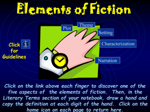 Reading Response-Elements of Fiction